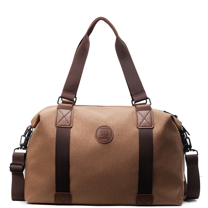 Sporty Duffel Bag With Multiple Compartments And Adjustable Shoulder Strap Bowlift
