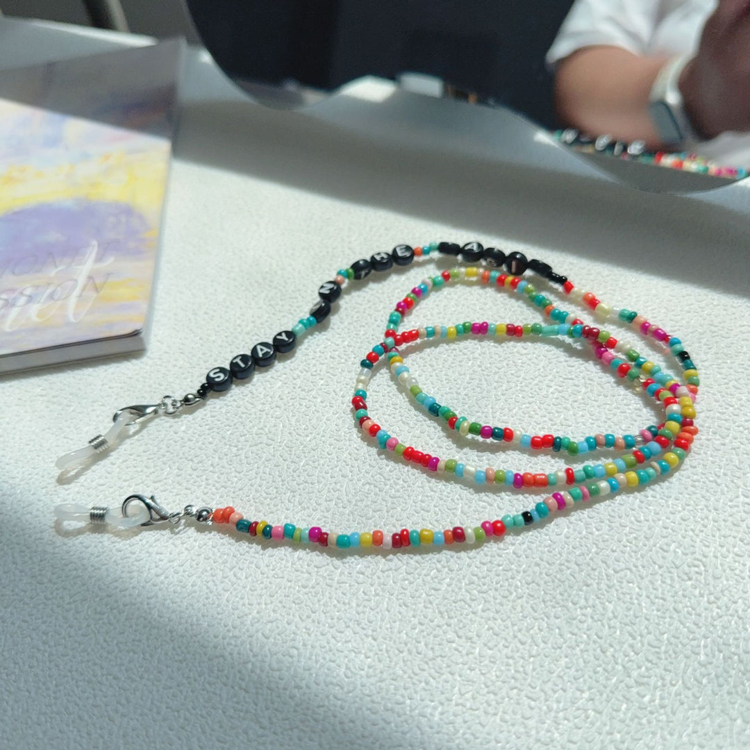 Beaded Eyewear Neck Chain Bowlift