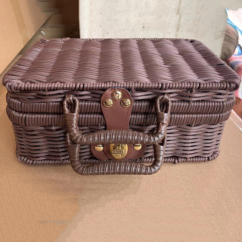 Chic Woven Storage Handbag Bowlift