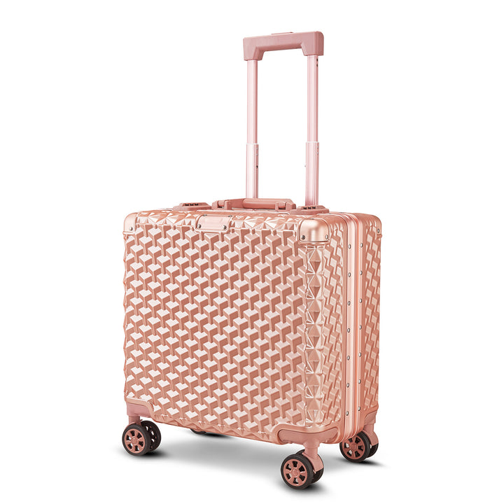 Unisex Premium Textured Hard Shell Carry-On Suitcase Bowlift