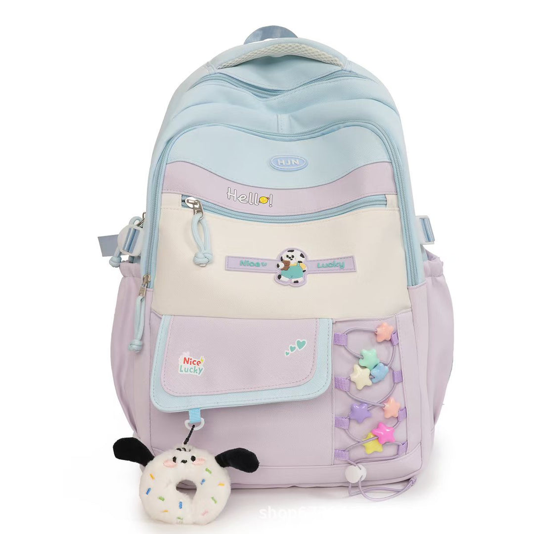 Playful Character Design School Backpack Bowlift