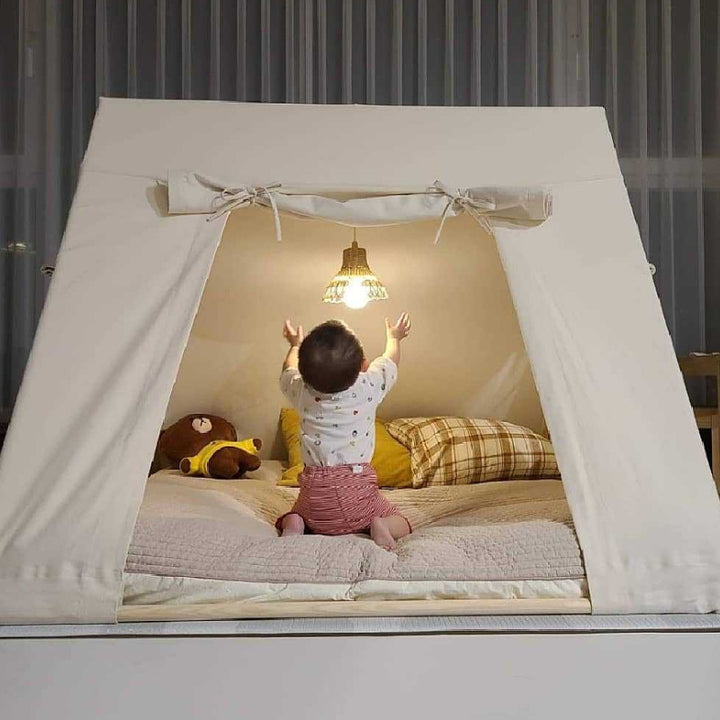 Rattan Hanging Lamp Bowlift
