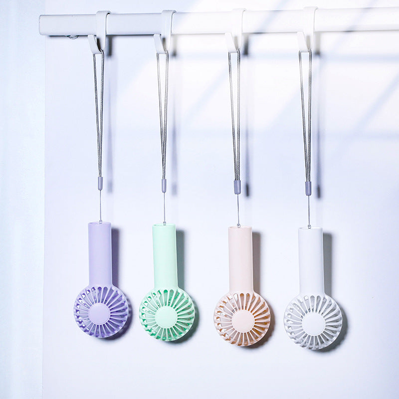 Women portable USB hand fan with flexible holder Bowlift