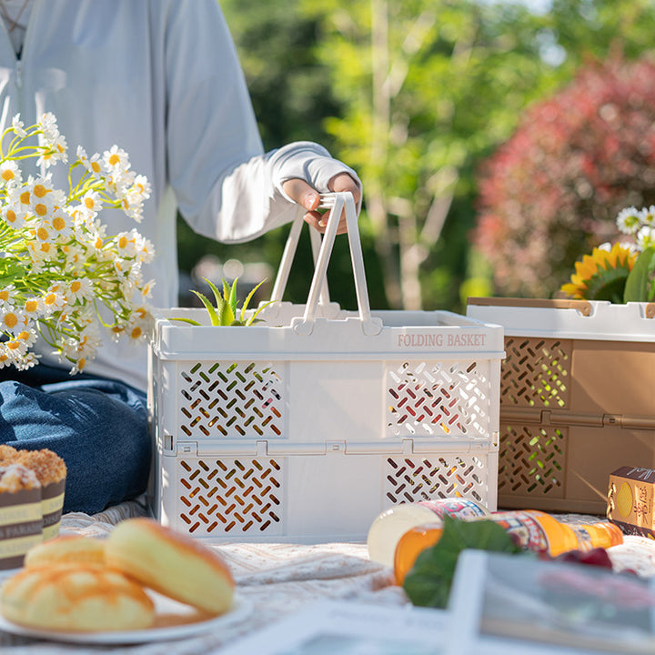 Versatile Collapsible Storage Basket Bowlift