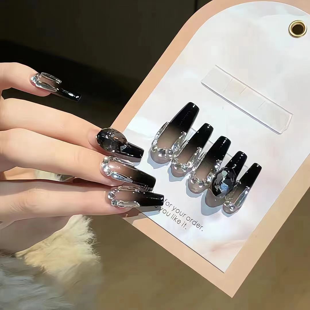 Premium Glamorous Press-On Nail Extensions Bowlift