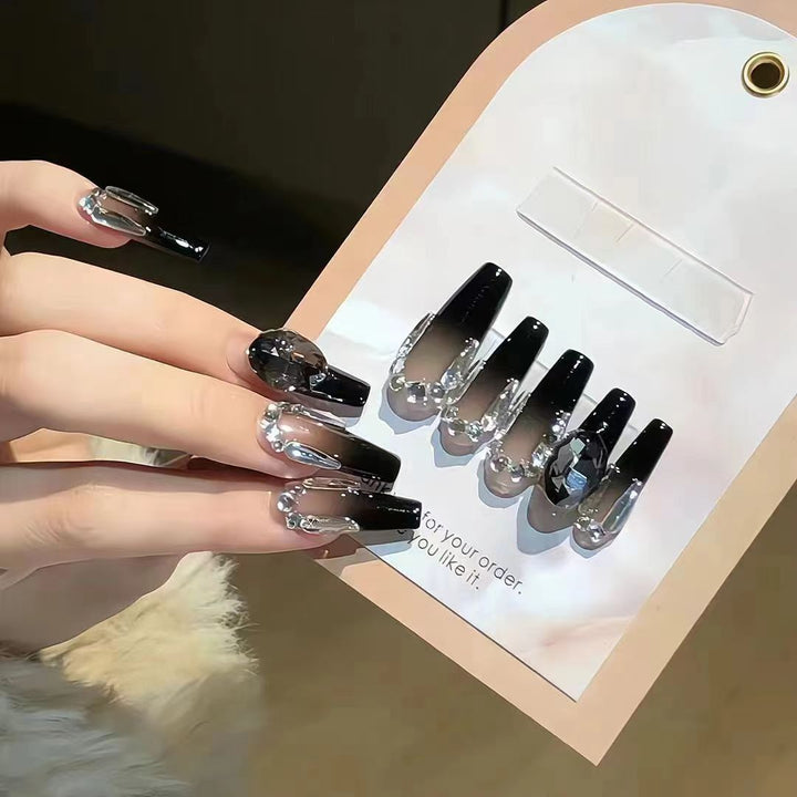 Premium Glamorous Press-On Nail Extensions Bowlift