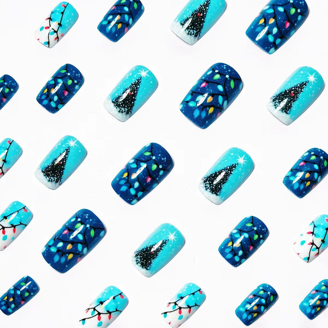 Artistic Holiday Nail Art Bowlift