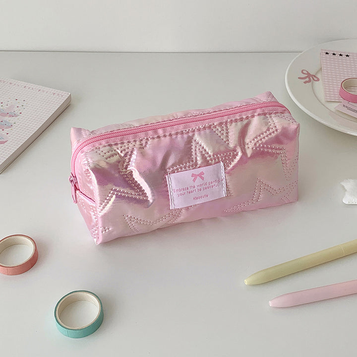 Elegant Quilted Pencil Case Bowlift