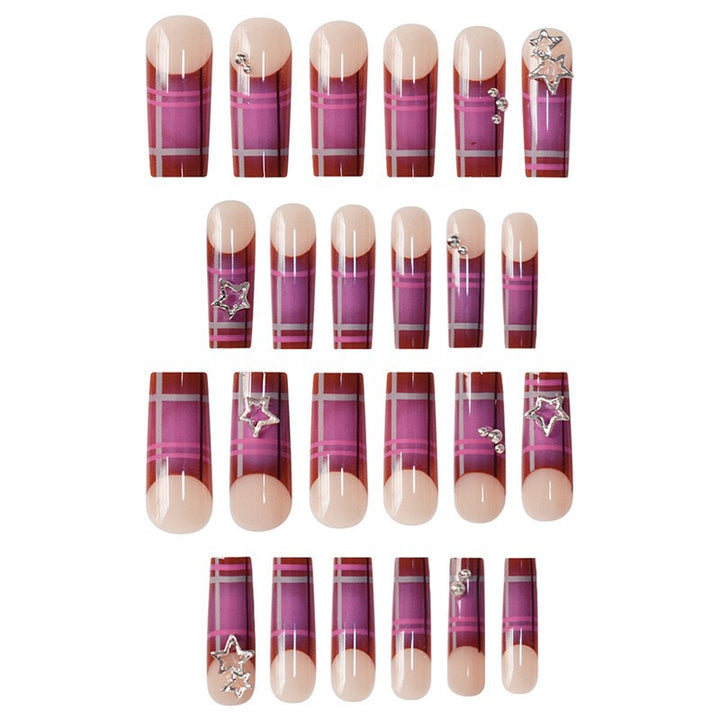 Glamorous Star-Embellished Nail Extensions Bowlift