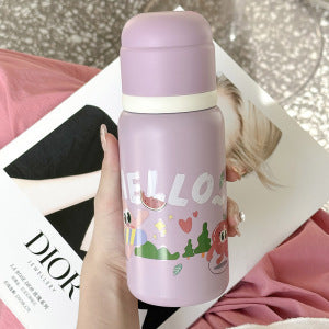 Women's insulated bottle with cheerful polka dot pattern Bowlift