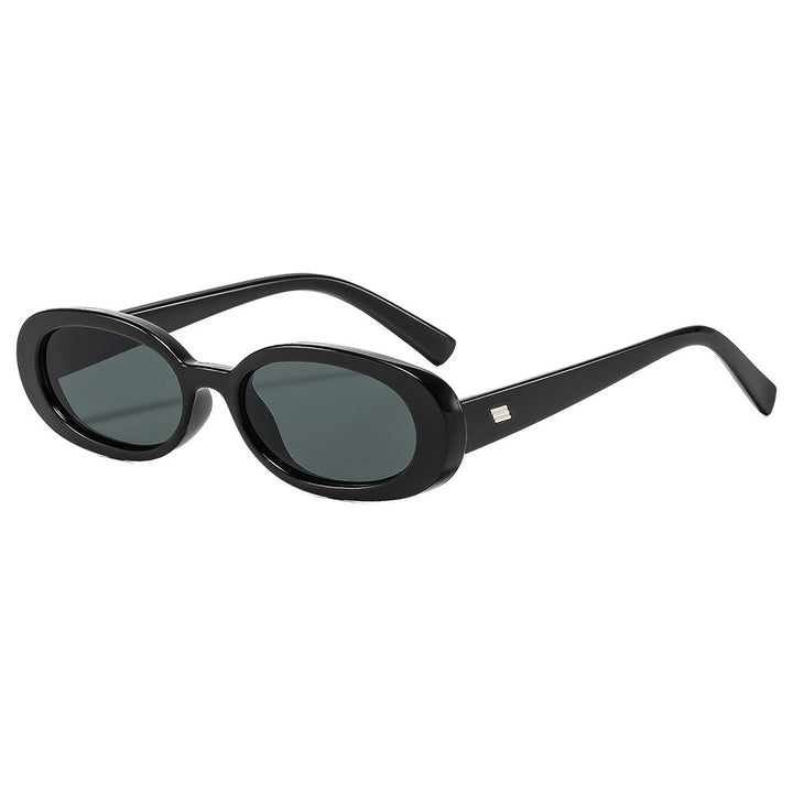 Stylish Oval Frame Sunglasses Bowlift