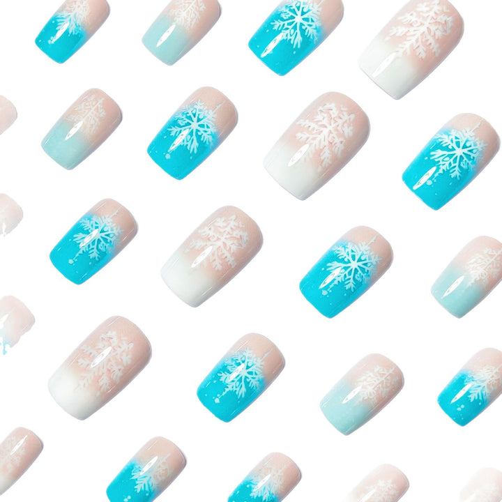 Artistic Winter Wonderland Nail Art Bowlift