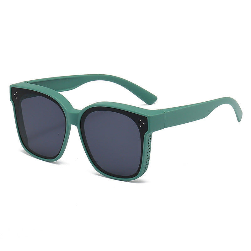 Women's fashionable square sunglasses with innovative ventilation system Bowlift