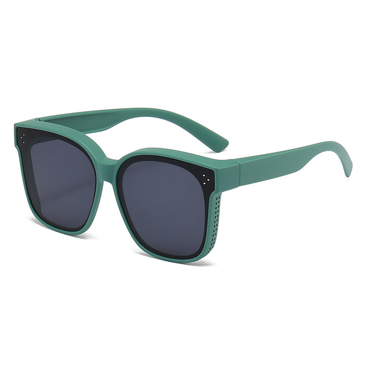 Women's fashionable square sunglasses with innovative ventilation system Bowlift