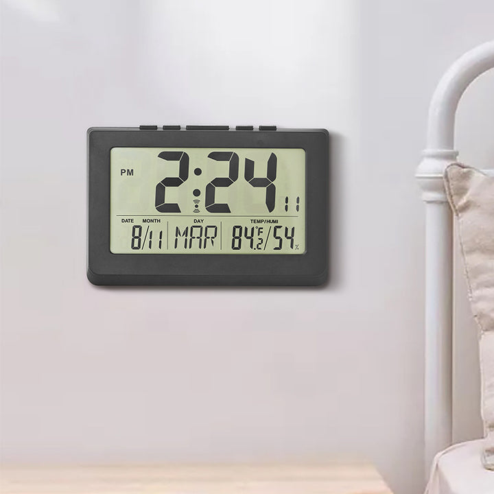 Digital Multifunctional Alarm Clock with Large Display Bowlift