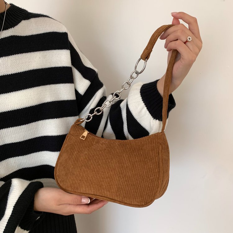 Fashionable Cord Handbag Bowlift
