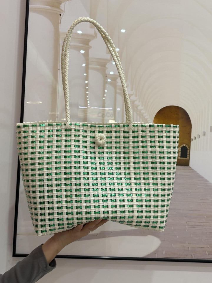Handwoven shopping and beach bag Bowlift