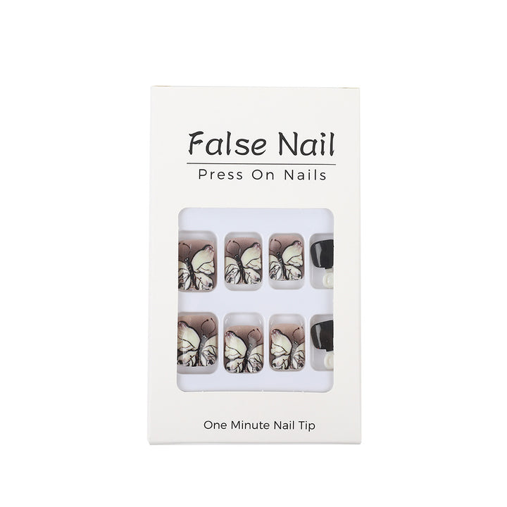 Artificial nails with butterfly design Bowlift
