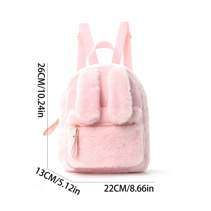 Plush backpack with ear design Bowlift