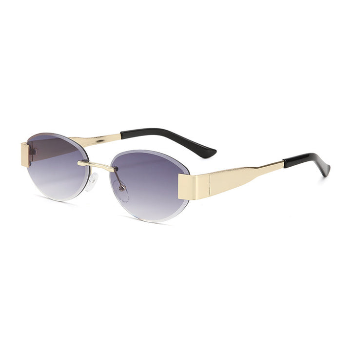 Women's glamorous sunglasses with clear, elegant frame and protective UV filter Bowlift