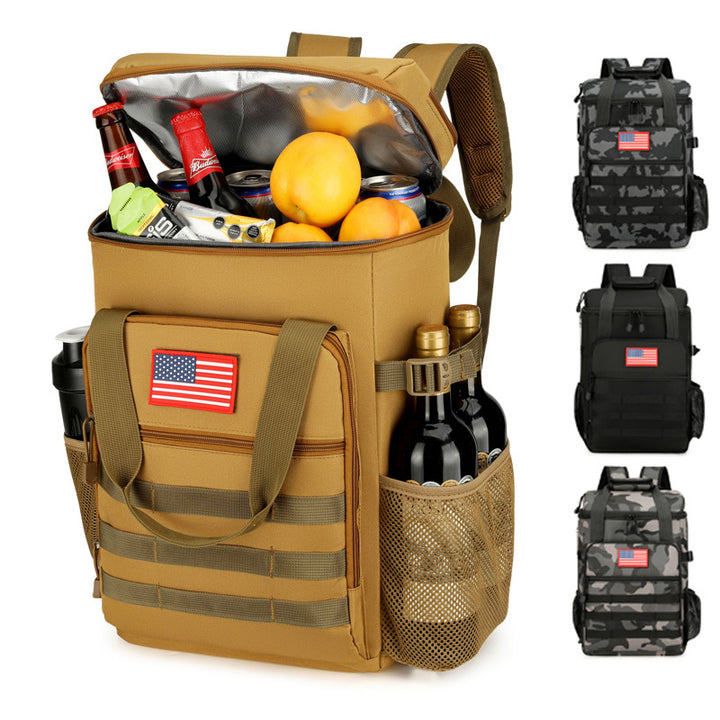 Unisex nan tactical backpack with MOLLE front, insulated cooler compartment and padded laptop sleeve Bowlift