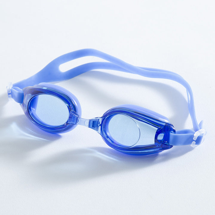 Ergonomic swimming goggles with enhanced field of vision Bowlift