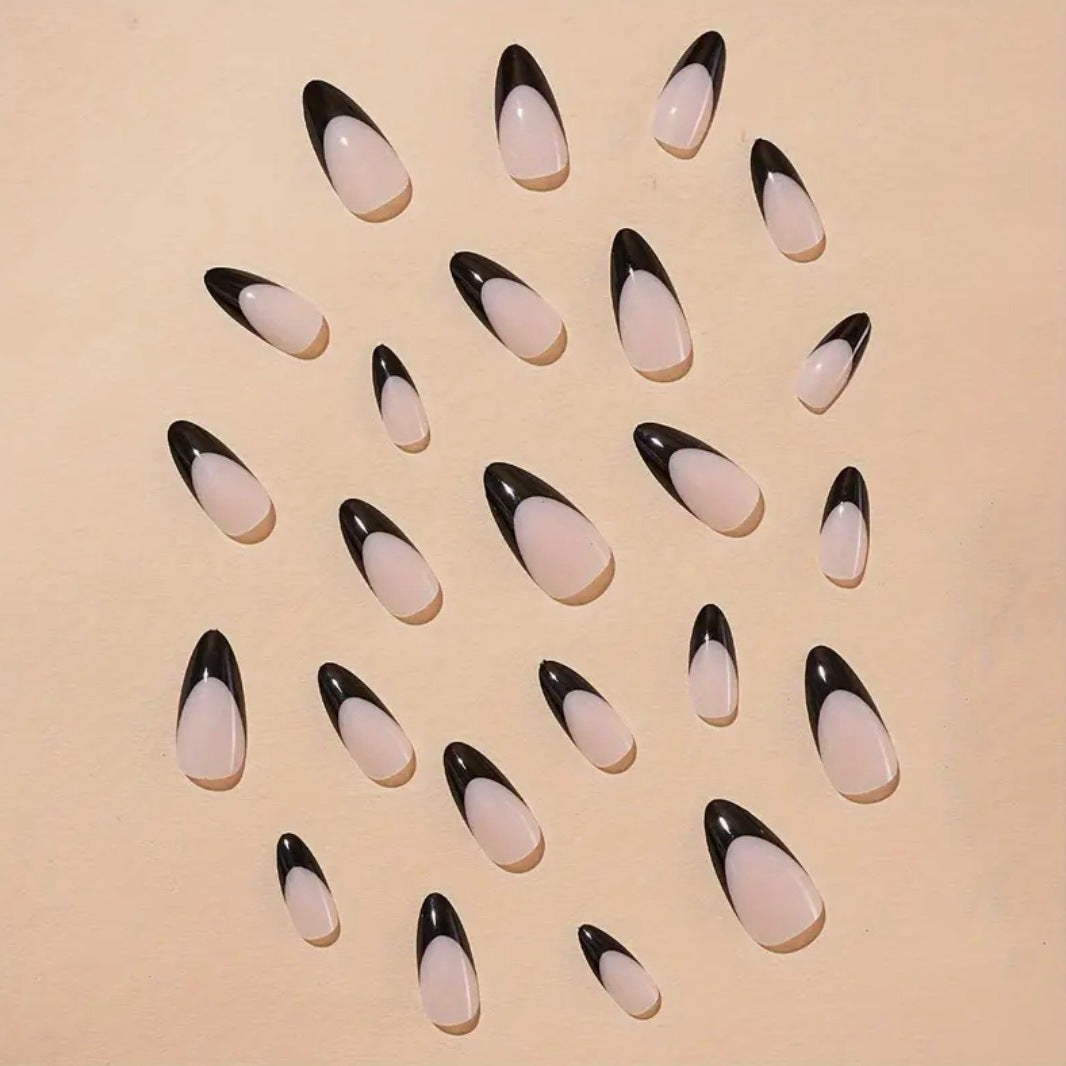 Artificial nail tips with stylish motif Bowlift