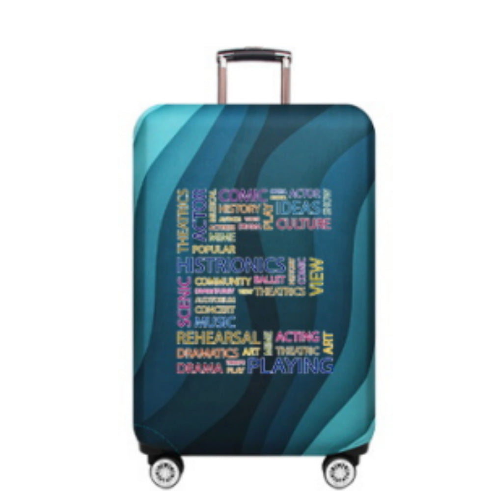 Unisex Hard Shell Suitcase with Creative Cultural Design Bowlift