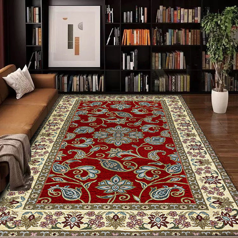 Vintage Floral Design Area Rug