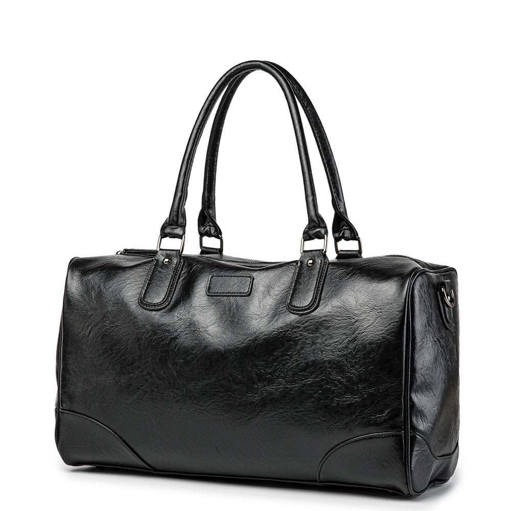 Stylish Travel Bag Made of High-Quality Synthetic Leather Bowlift