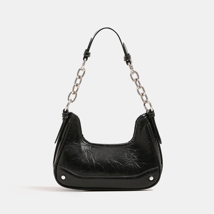Chic Metallic Shoulder Bag Bowlift