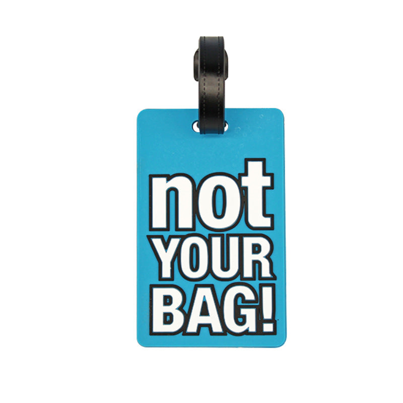 Unisex Luggage Tag with Humorous Design Bowlift