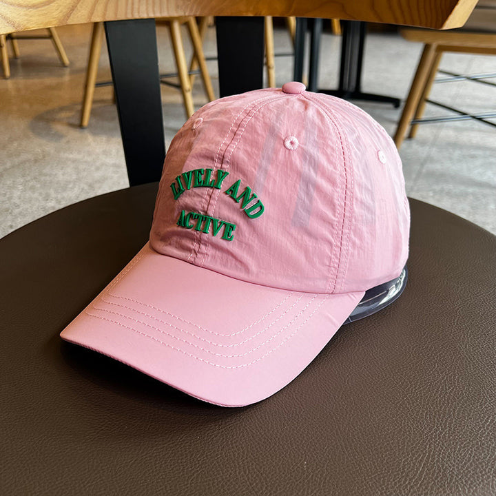 Women's Embroidered Active Lifestyle Baseball Cap Bowlift