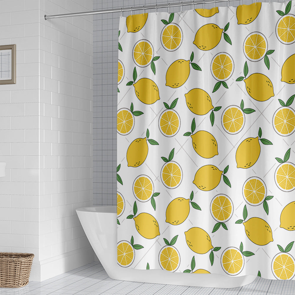 Decorative Bathroom Shower Curtain Bowlift
