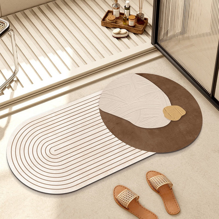 Unisex Non-Slip Memory Foam Bath Mat Bowlift