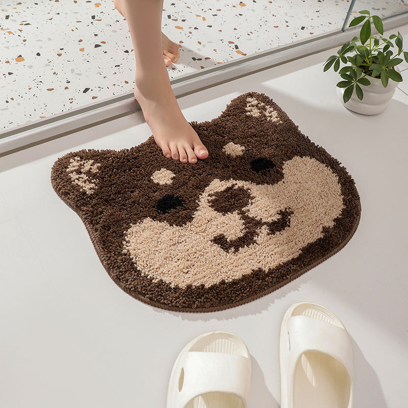 Cute Animal Character Bath Mat Bowlift
