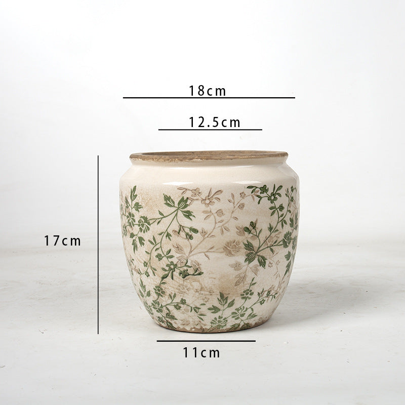 Floral Ceramic Plant Bowl Bowlift