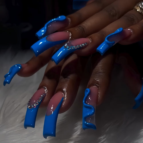 Artistic Press-On Nails Set Bowlift