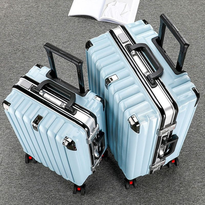 Hard Shell Trolley With Integrated Usb Charging Port And Multifunctional Storage Bowlift