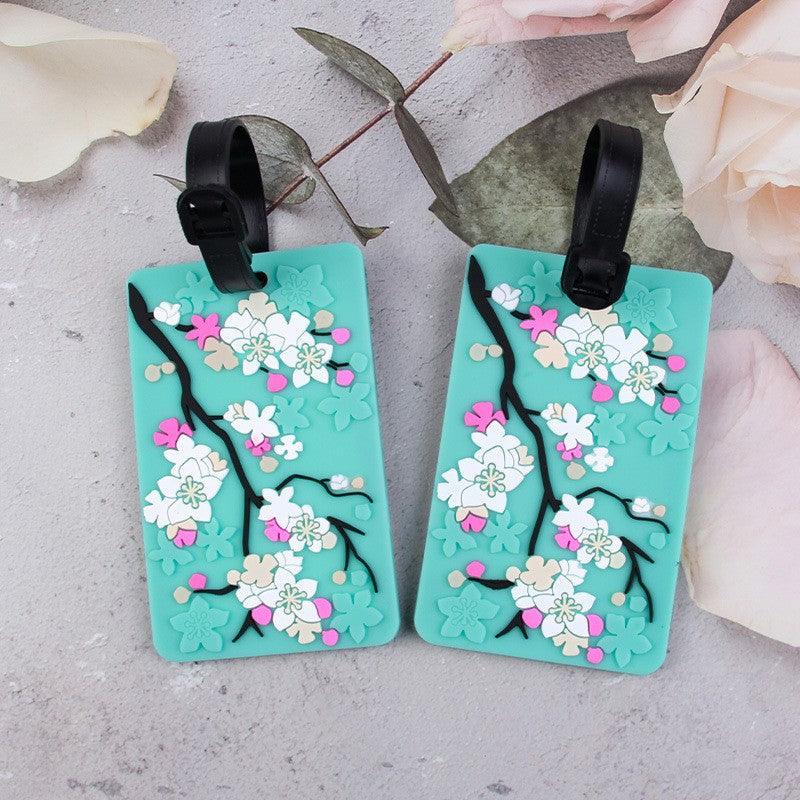 Whimsical Heart Balloon Luggage Tag Bowlift