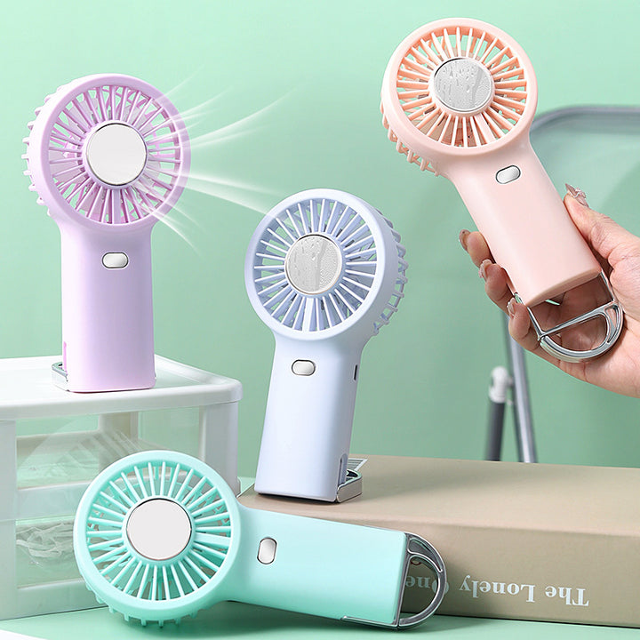 Ladies practical handheld fan with ergonomic handle Bowlift
