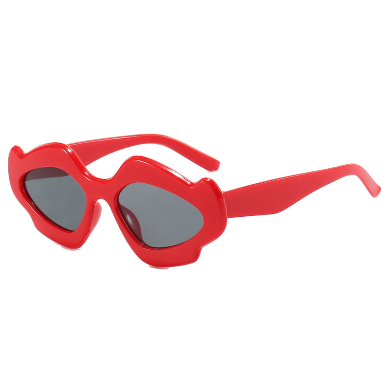 Women's Creative Oversized Sunglasses in Contemporary Design Bowlift