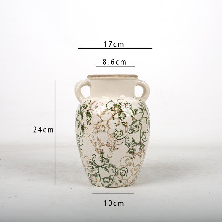 Floral ceramic vase Bowlift