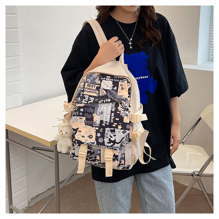 Cute Illustrated Graphic Backpack
