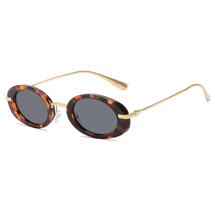 Elegant Oval Frame Sunglasses Bowlift