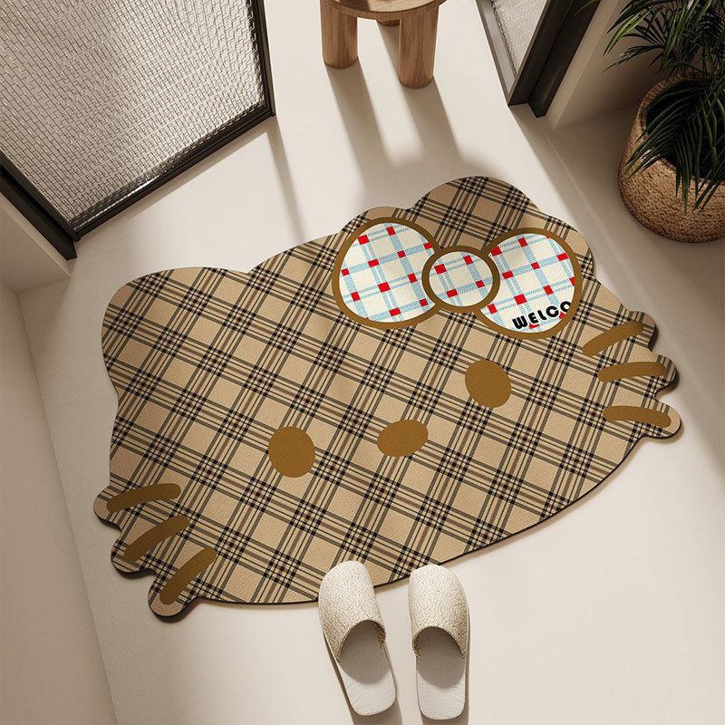 Cute Cat-Shaped Area Rug