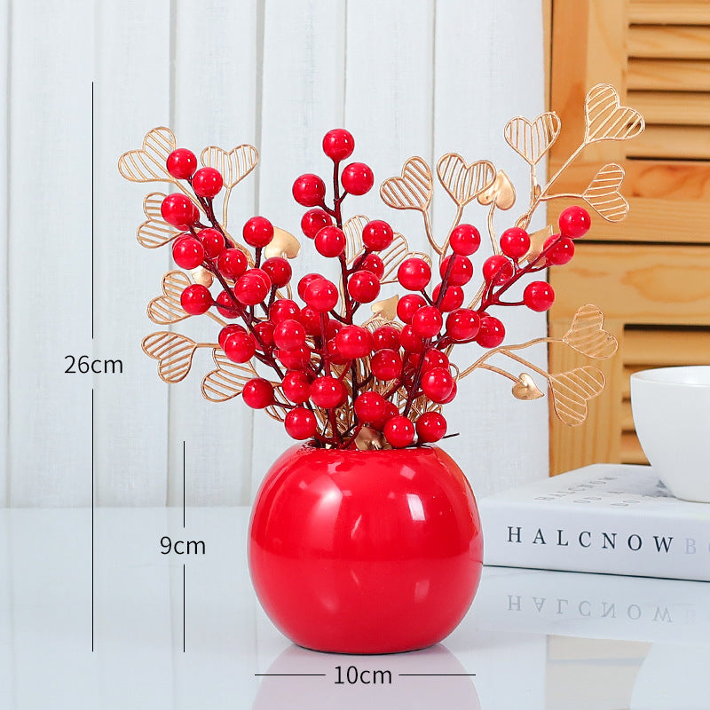 Heart-Shaped Decorative Floral Arrangement