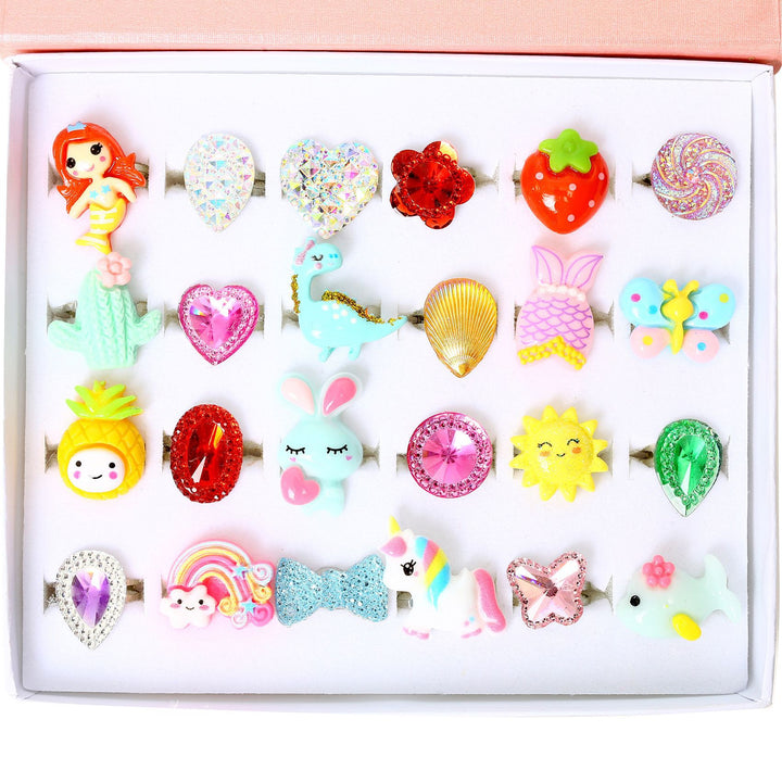 Unisex Creative Decoration Set with Colorful Motif Buttons Bowlift