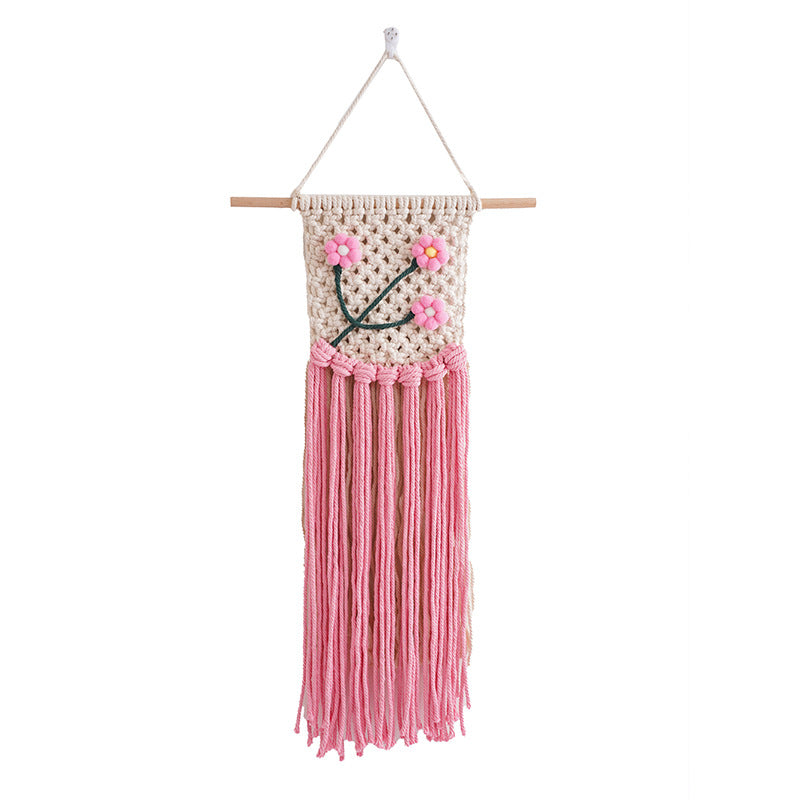 Macramé Floral Wall Hanging Decor Bowlift