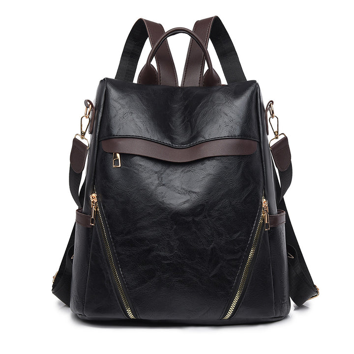 Multi-Functional Leather Backpack Bowlift